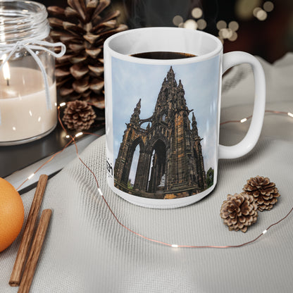 Scott Monument Photo Mug, Coffee Cup, Tea Cup, Scotland, White