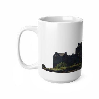 Eileen Donan Castle Photo Mug, White