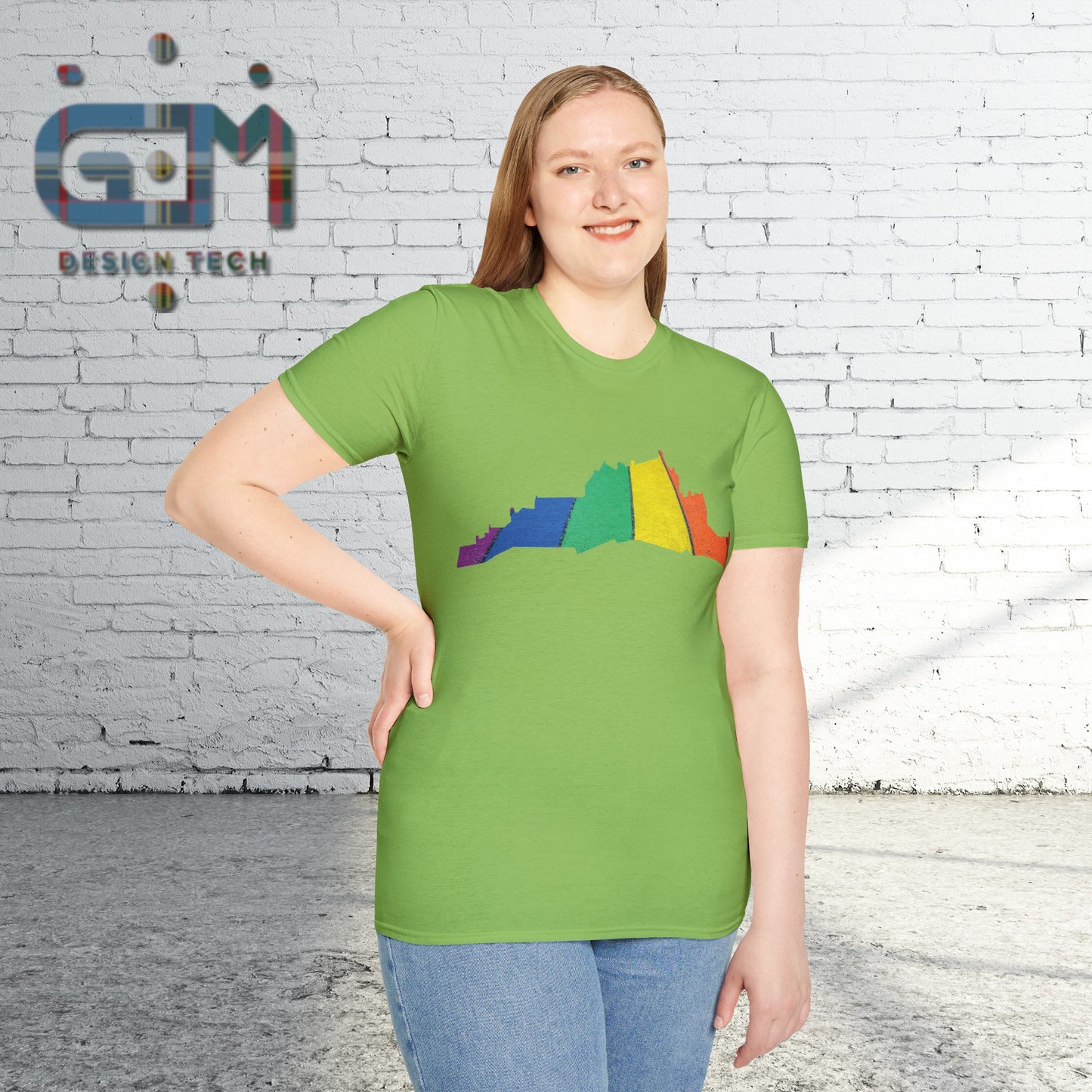 Edinburgh Castle Pride Road Art Unisex T-Shirt