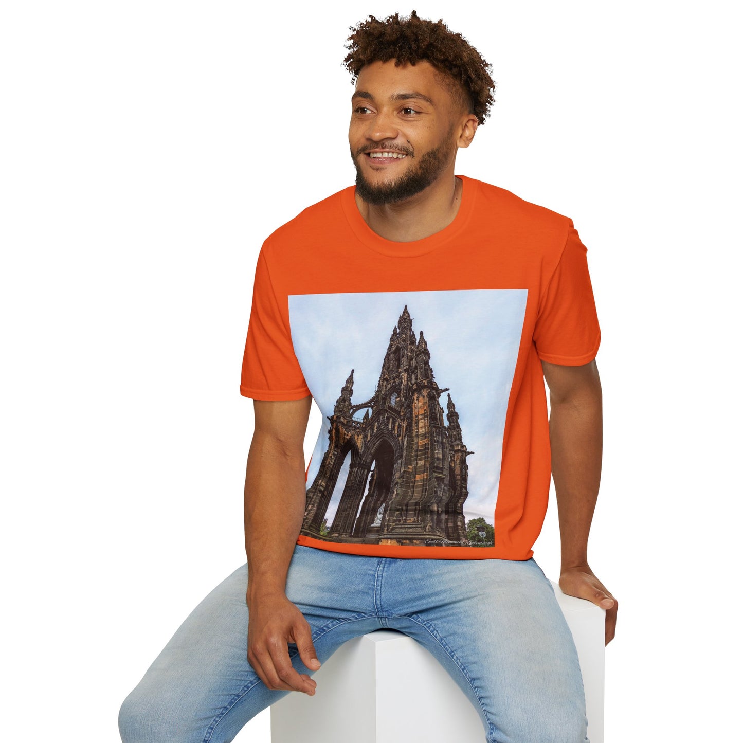 Scott Monument Photo Softstyle T-Shirt, Unisex Tee, Various Colours