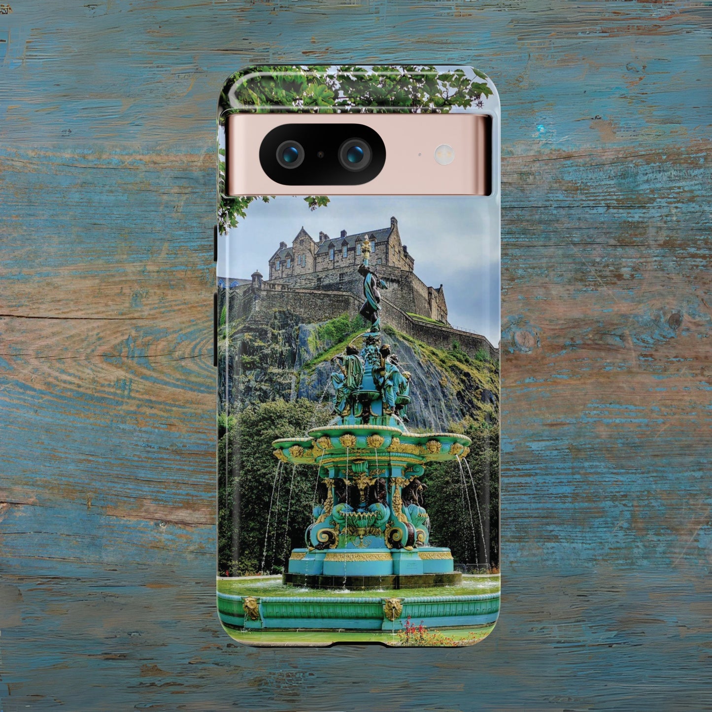 Ross Fountain & Edinburgh Castle Photo Phone Case, Scotland, Various