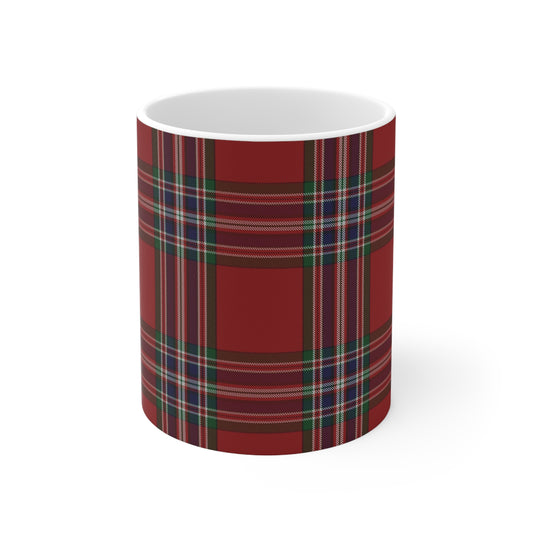 MacFarlane Red Tartan Mug, Scotland