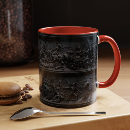 Tasses décoratives Écosse en gros plan - Scènes variées (rouge)