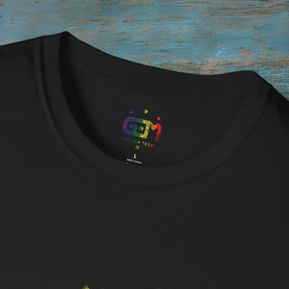 Edinburgh Castle Pride Fingerprint Art Unisex T-Shirt