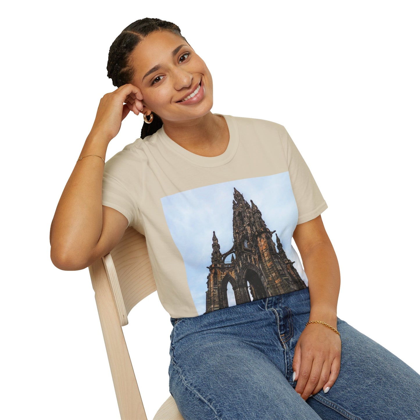 Scott Monument Photo Softstyle T-Shirt, Unisex Tee, Various Colours