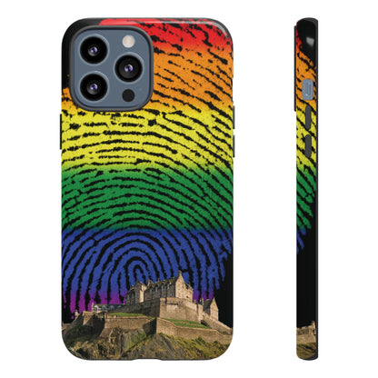 Edinburgh Castle Pride Phone Case - Fingerprint, Various