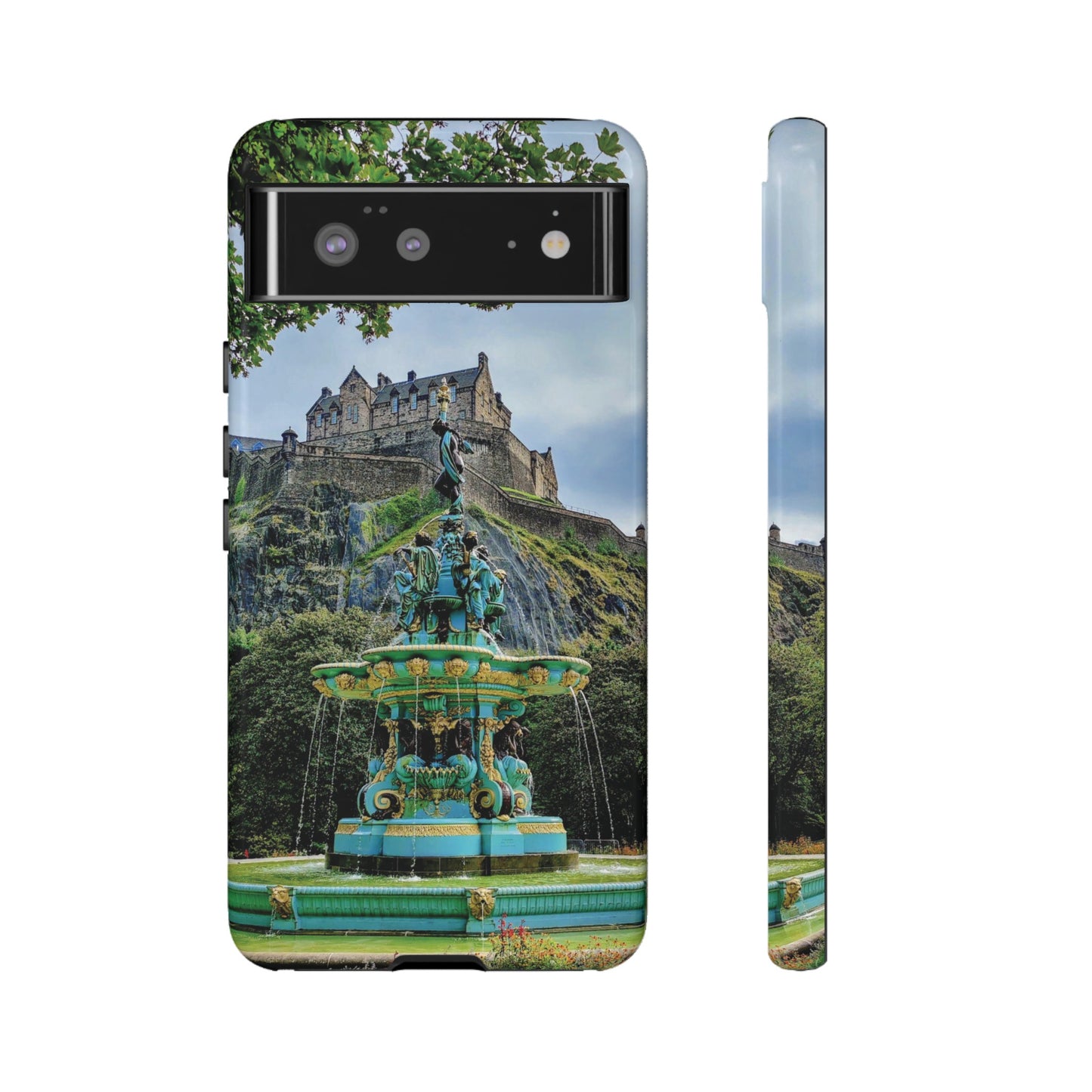 Ross Fountain & Edinburgh Castle Photo Phone Case, Scotland, Various