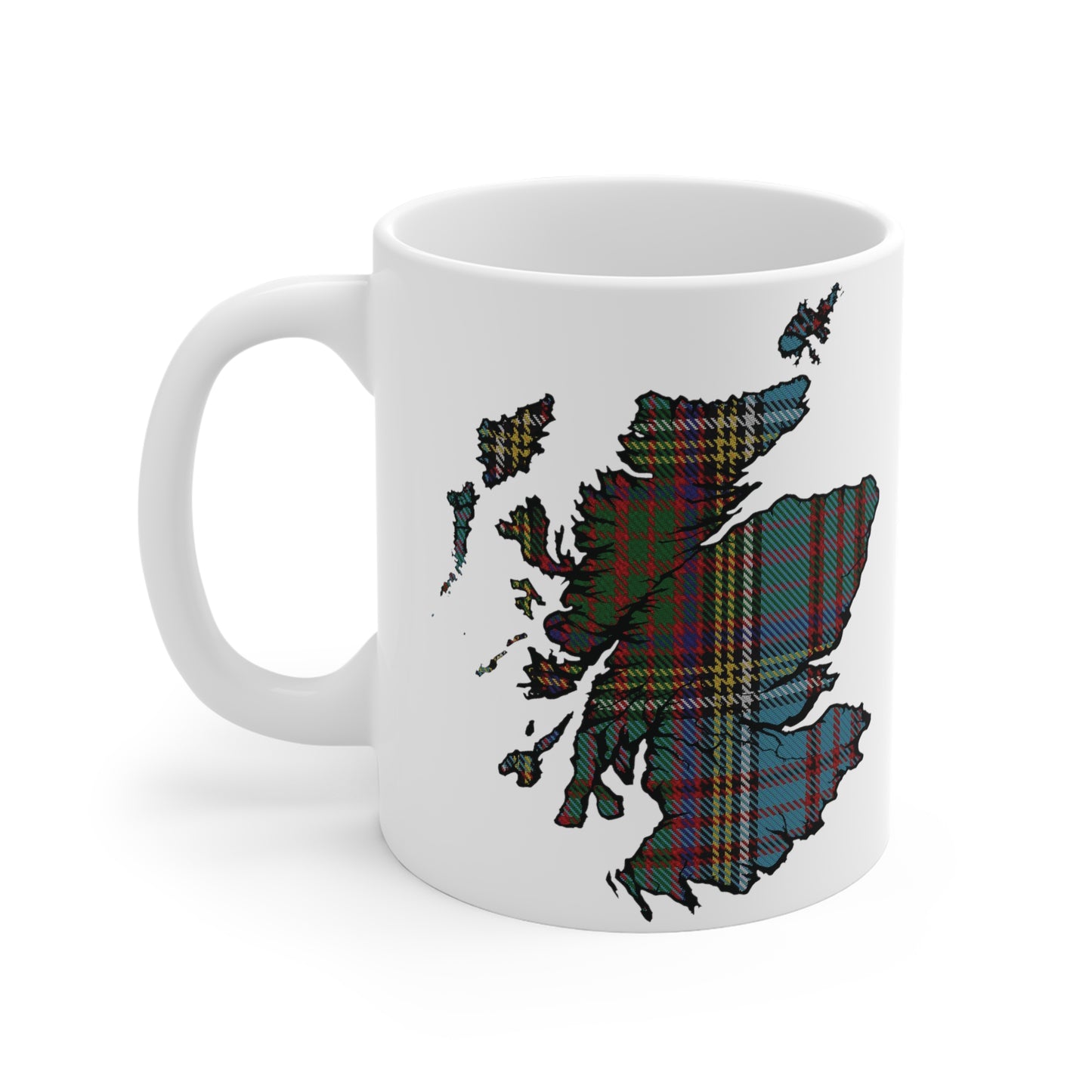 Tasse de carte de tartan d’Écosse - Anderson Tartan, différentes tailles 