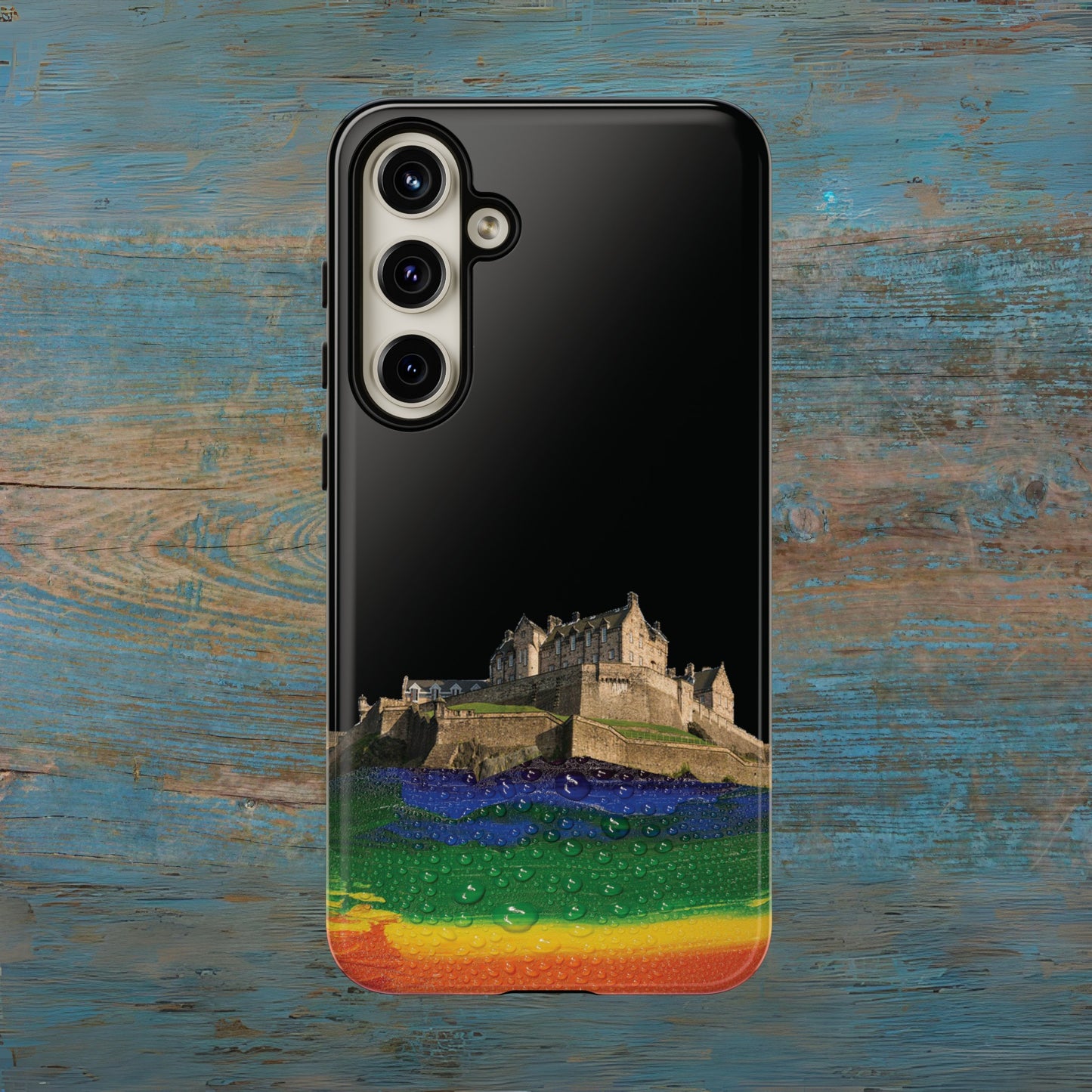 Edinburgh Castle Pride Rockface Phone Case - Rain, Various