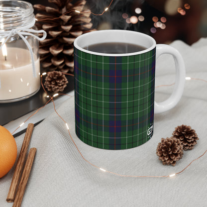 Scottish Tartan Mug 11oz, Duncan Tartan