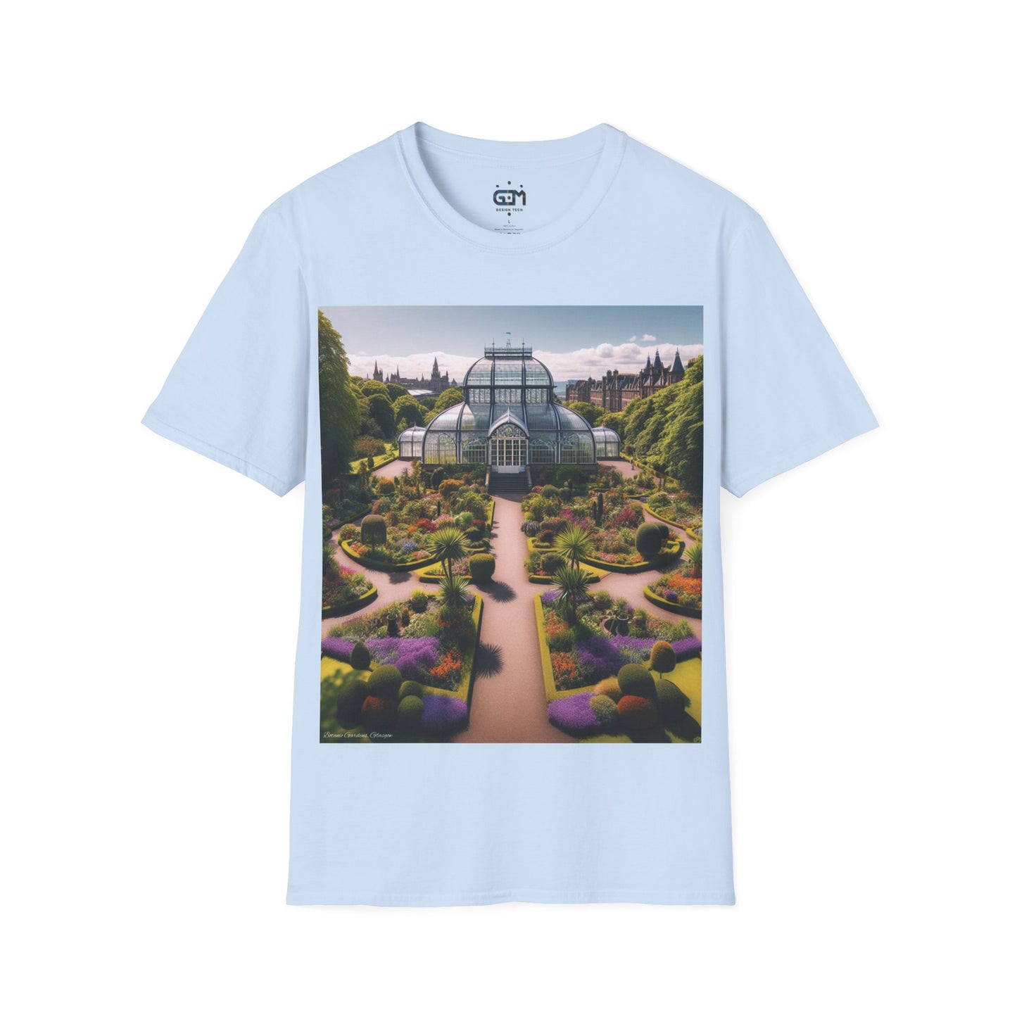 Botanic Gardens Glagsow Softstyle T-Shirt, Unisex Tee, Scottish Landmarks, Various Colours