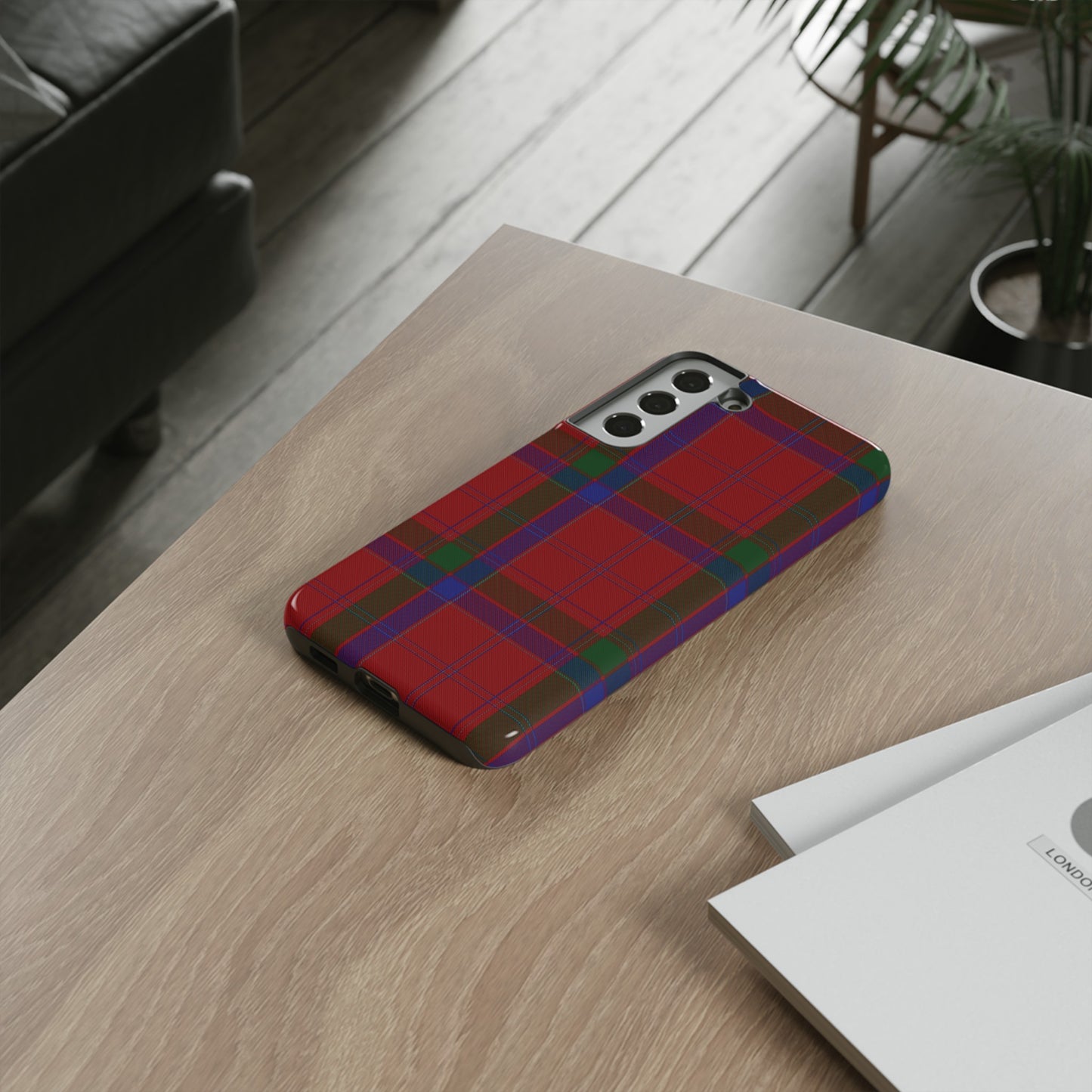 Étui de téléphone à motif tartan écossais - MacGillivary, Divers