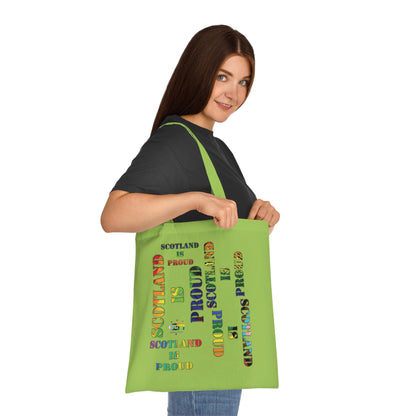 Scotland Pride Slogans Cotton Tote Bag