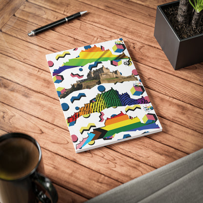 Edinburgh Castle Pride Retro Softcover Notebook, A5