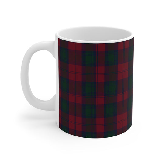 Scottish Tartan Mug 11oz, Lindsay Tartan