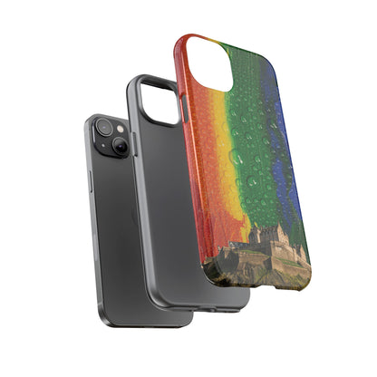 Edinburgh Castle Pride Phone Case - Rain, Various