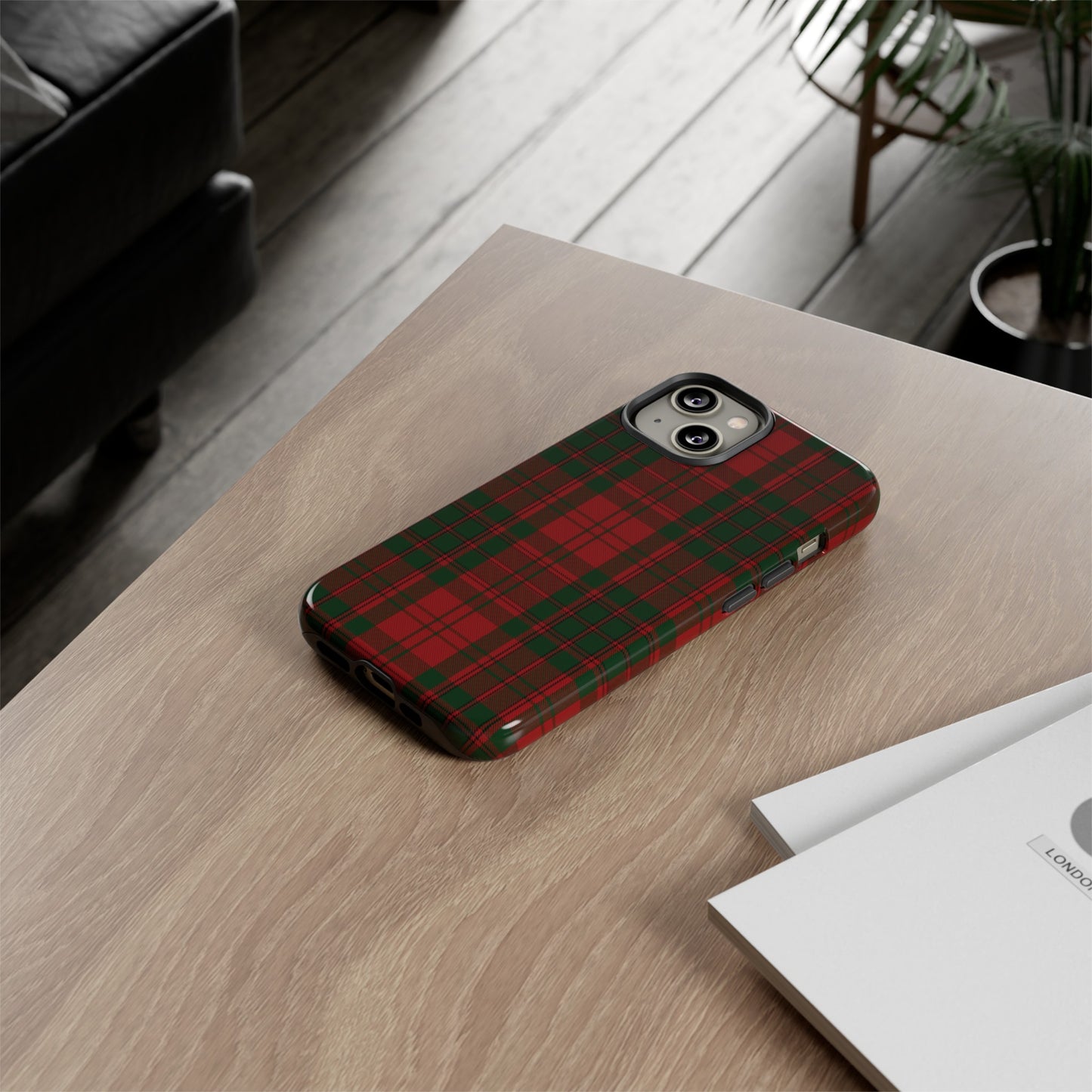 Étui de téléphone à motif tartan écossais - Livingston, Divers