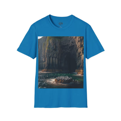 Fingal's Cave - Staffa Softstyle T-Shirt, Unisex Tee, Scottish Landmarks, Various Colours