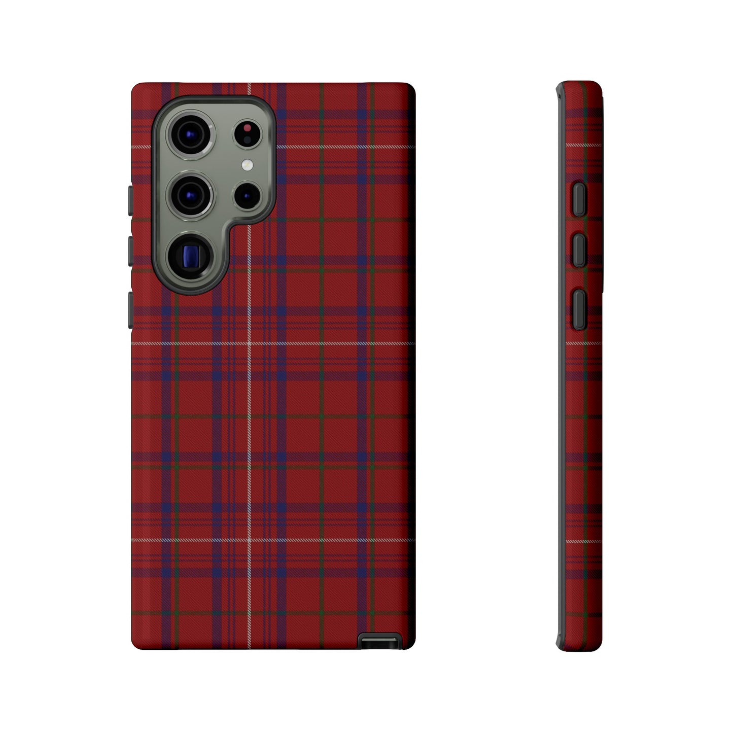 Scottish Tartan Phone Case - Rose, Various