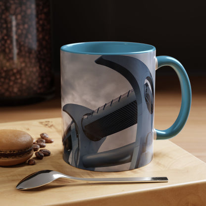 Tasses décoratives Écosse en gros plan - Scènes variées (bleu clair)
