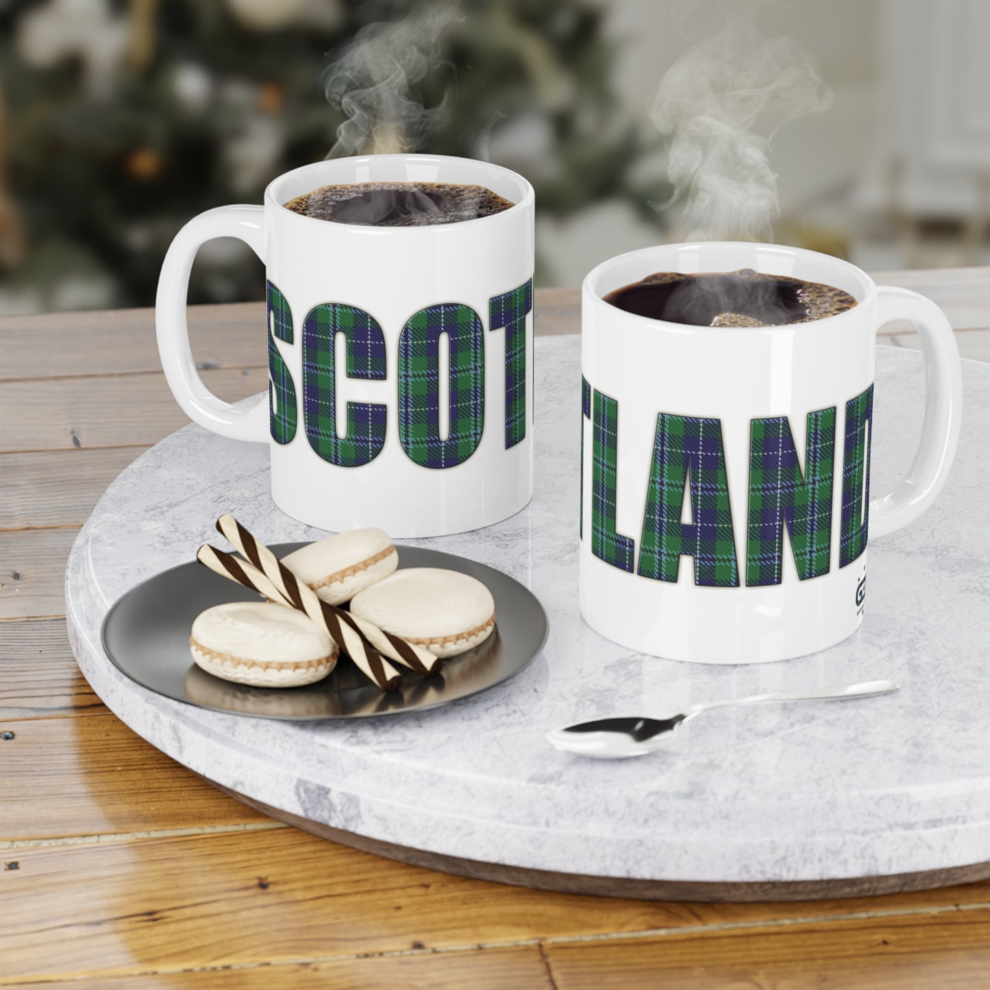 Scotland Tartan Mug - Douglas Tartan, Various Sizes