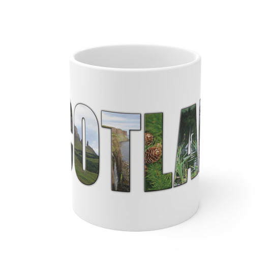 Scotland Photo Mug, Coffee Cup, Tea Cup, Scottish Art, Scottish Landmarks, Scottish Nature, White