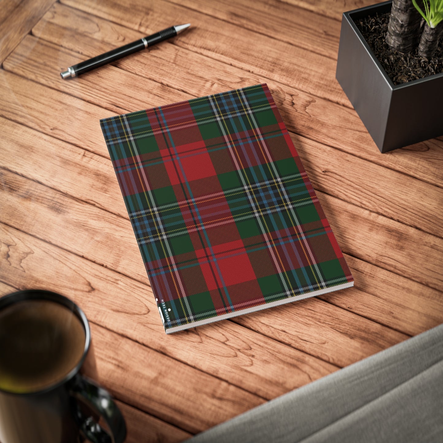 Scottish Tartan Softcover A5 Notebook - MacLean