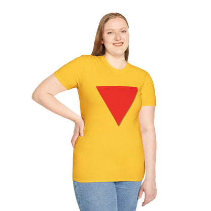 Red Triangle Softstyle Unisex T-Shirt, Various Colours