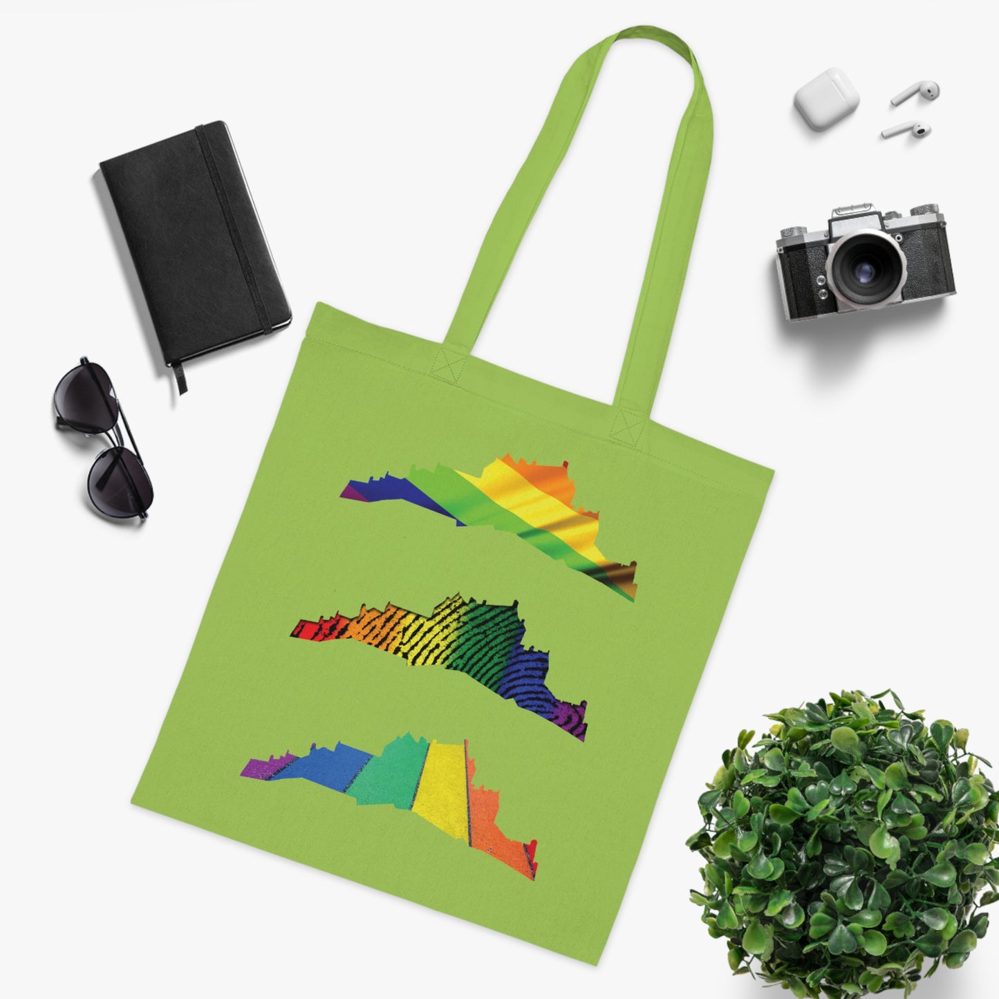 Pride Edinburgh Castles Cotton Tote Bag