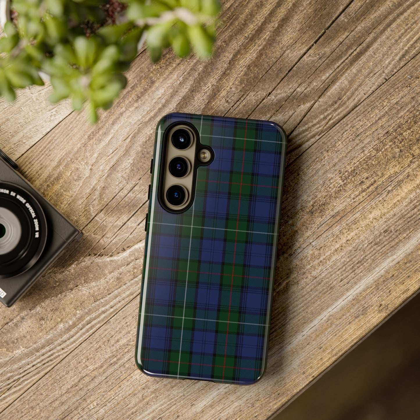 Étui de téléphone à motif tartan écossais - MacKenzie, Divers