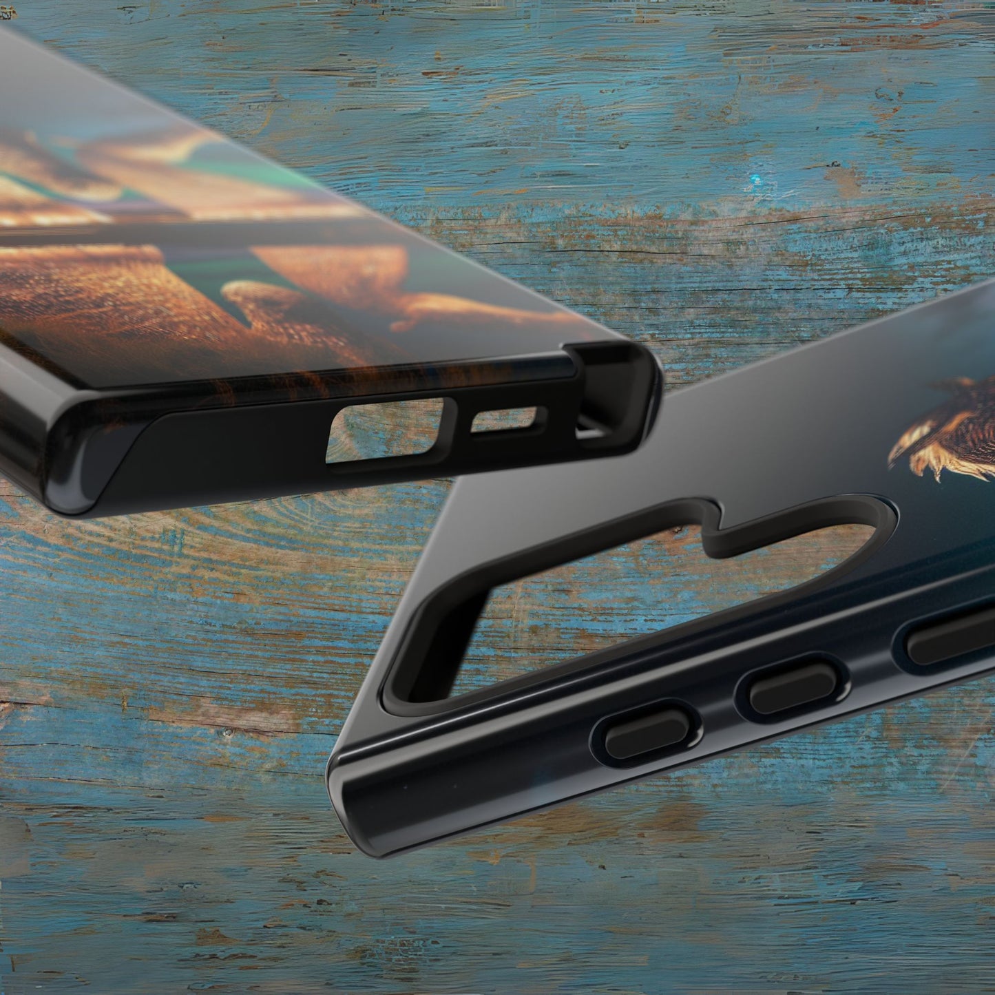 Kelpies Northern Lights Art Phone Case, Scotland, Samsung