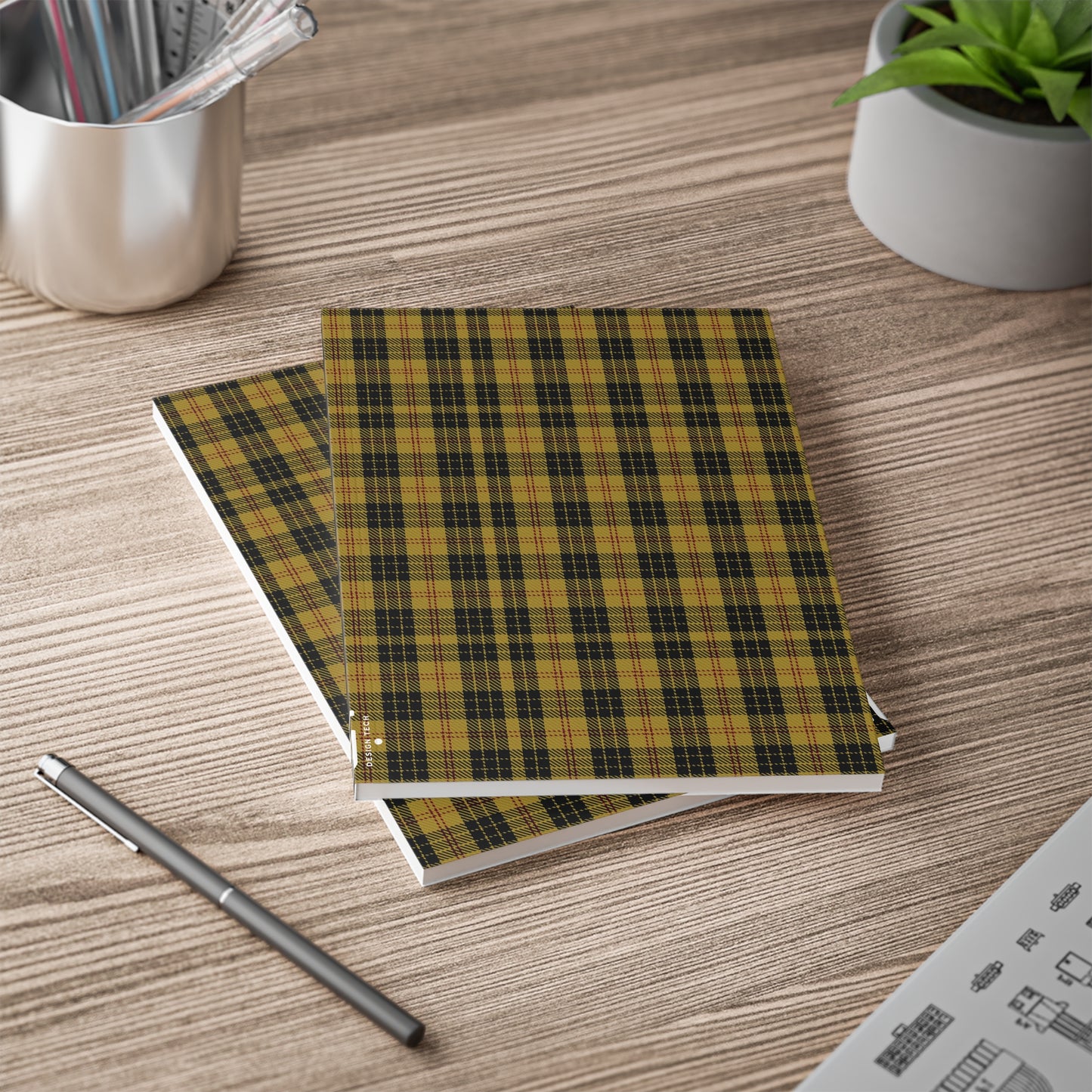 Scottish Tartan Softcover A5 Notebook - MacLeod