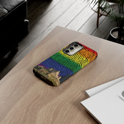 Edinburgh Castle Pride Phone Case - Fingerprint, Various