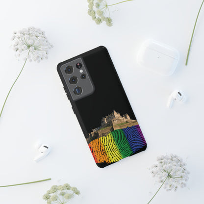 Edinburgh Castle Pride Rockface Phone Case - Fingerprint, Various