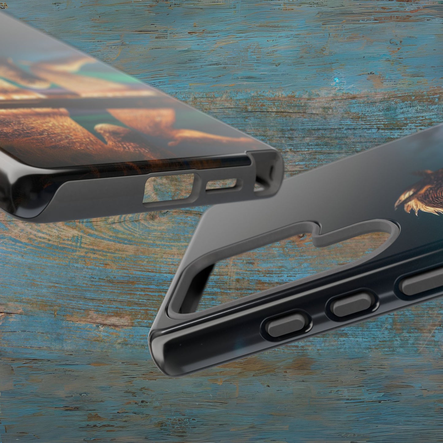 Kelpies Northern Lights Art Phone Case, Scotland, Samsung