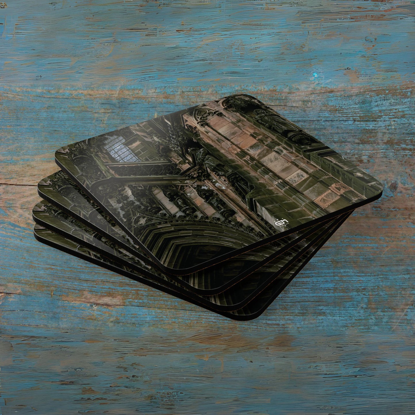 Scotland Up Close Cork Coaster Set - Various Scenes