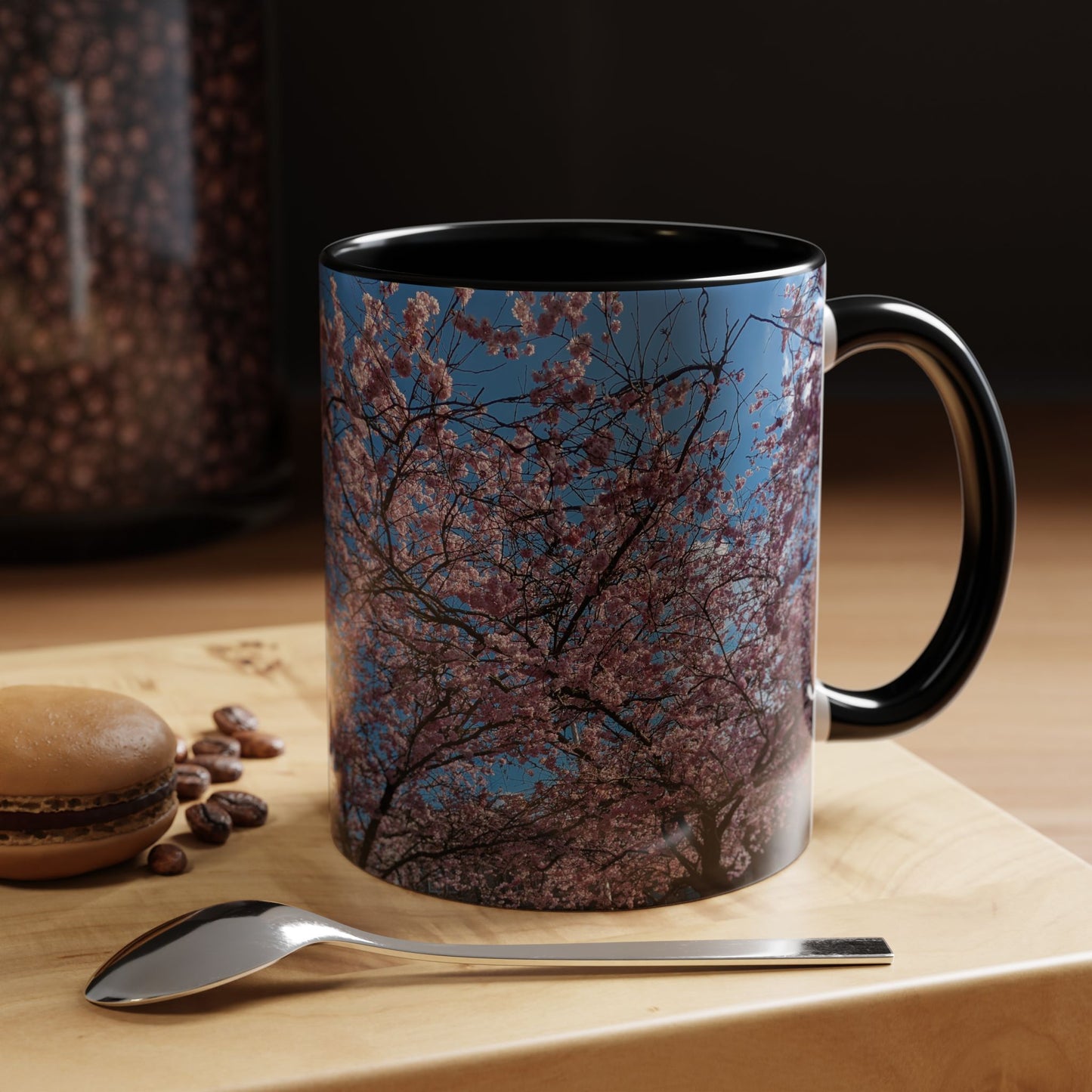 Tasses décoratives Écosse en gros plan - Scènes variées (noir)