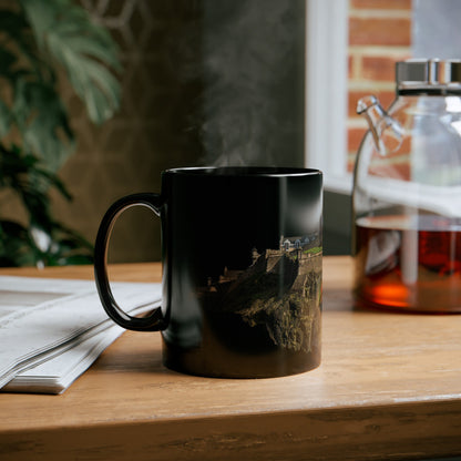 Edinburgh Castle on the Rock Photo Mug, Black