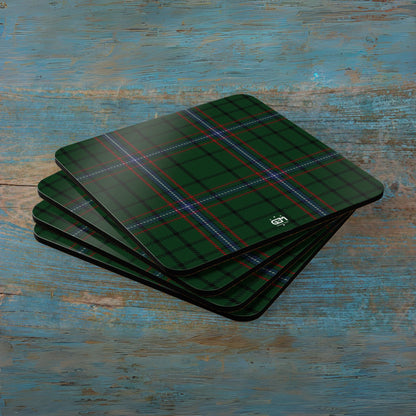 Scottish Tartan Cork Coaster Set (M/Mc/Mac)