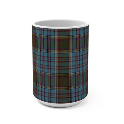 Scottish Tartan Mug 15oz, Anderson Tartan