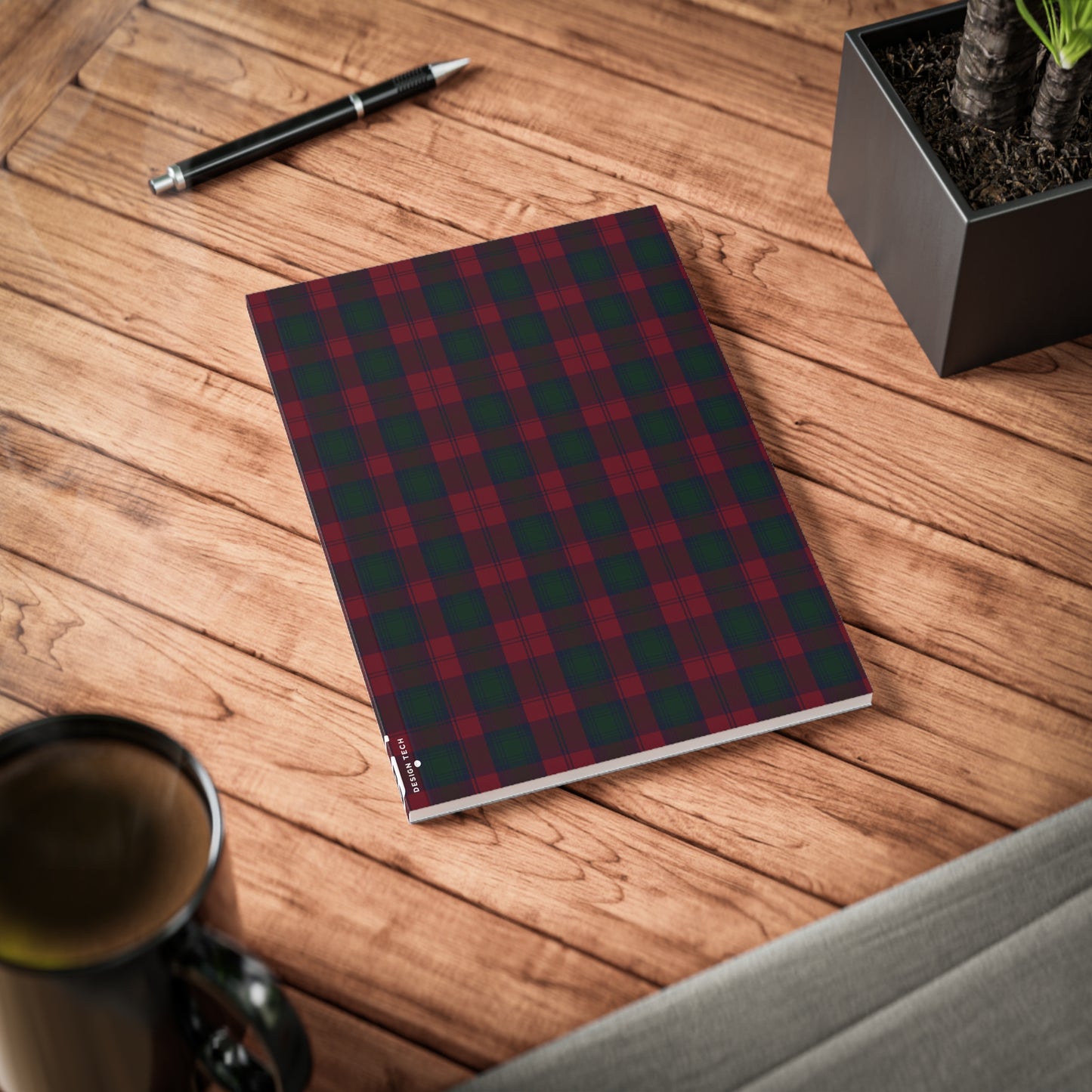 Scottish Tartan Softcover A5 Notebook - Lindsay