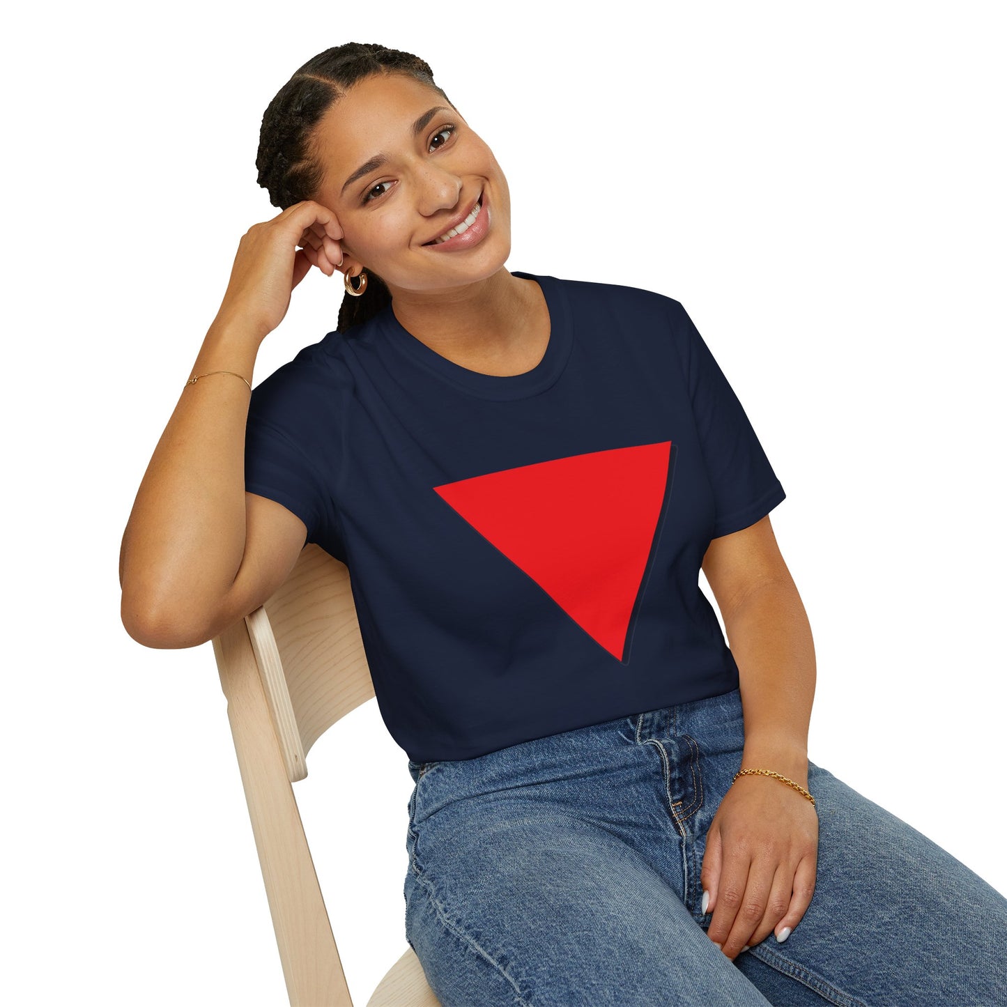 Red Triangle Softstyle Unisex T-Shirt, Various Colours