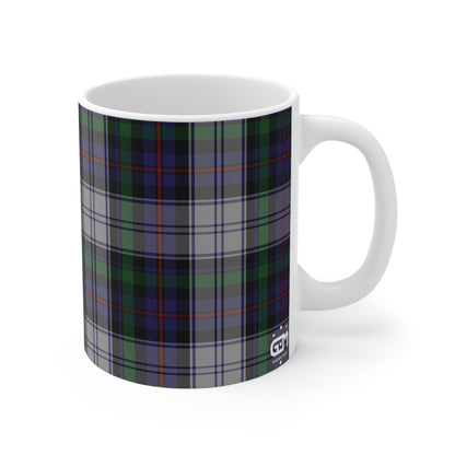 Scottish Tartan Mug 11oz, Argyle Dress Tartan