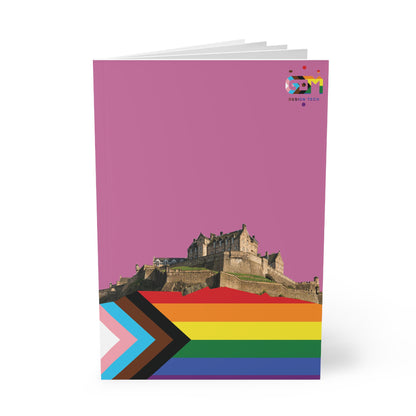 Carnet à couverture souple Edinburgh Castle Pride Progress Rockface, A5