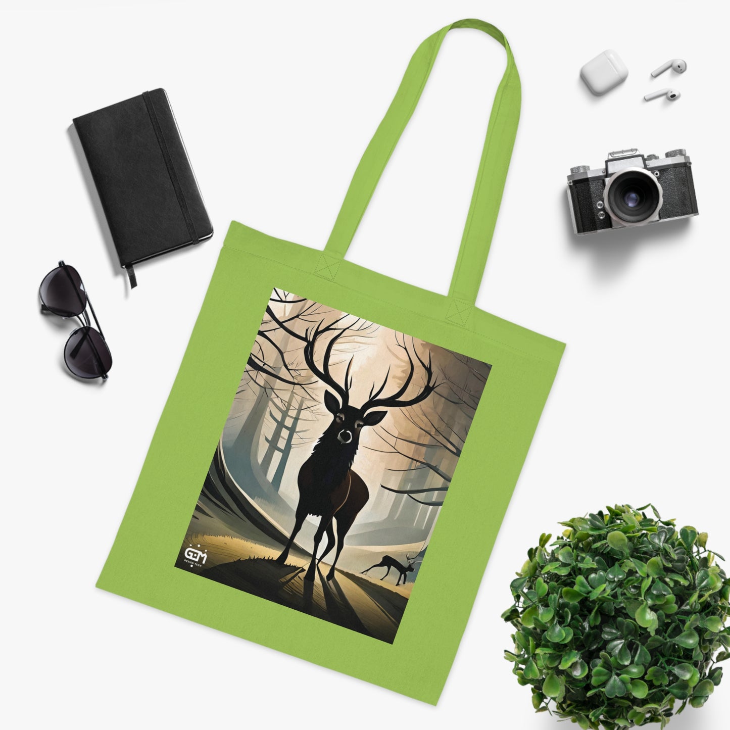 Scottish Nature Coloured Cotton Tote Bag