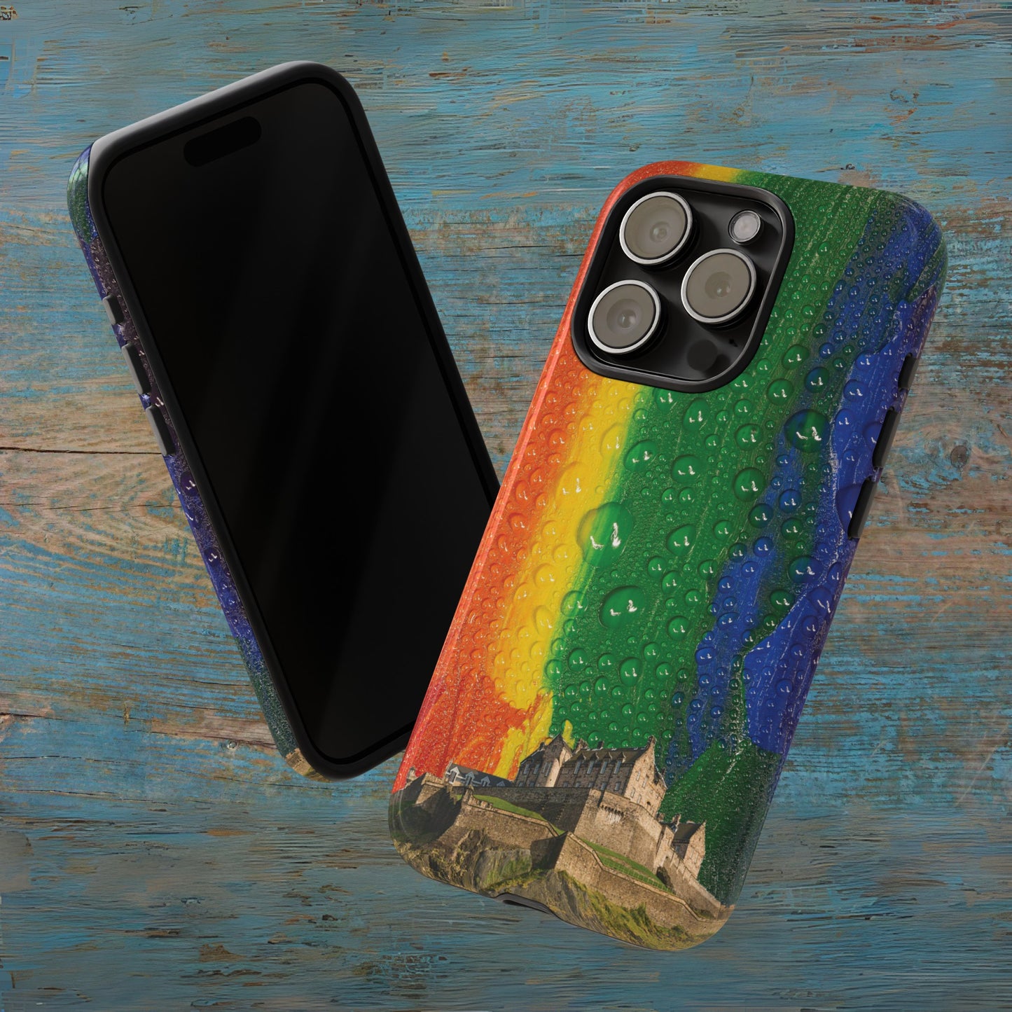 Edinburgh Castle Pride Phone Case - Rain, Various