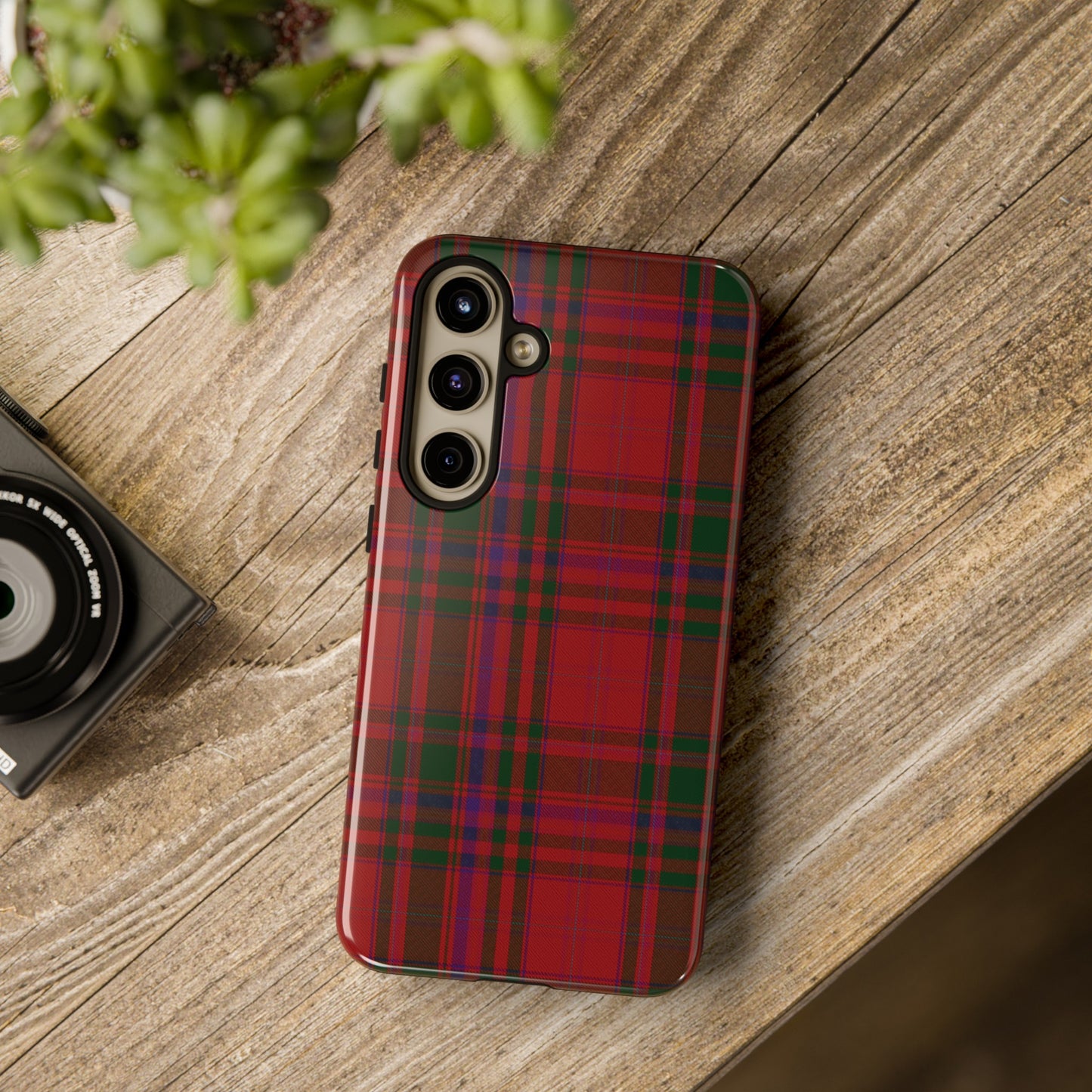 Étui de téléphone à motif tartan écossais - MacDougall, Divers