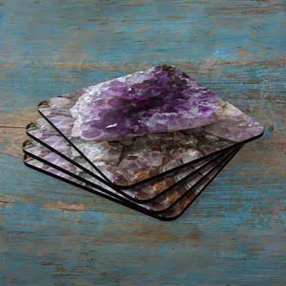 Scotland Up Close Cork Coaster Set - Various Scenes