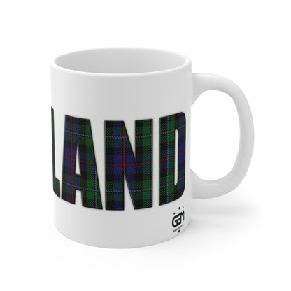 Scotland Tartan Mug - Argyle Tartan, Various Sizes