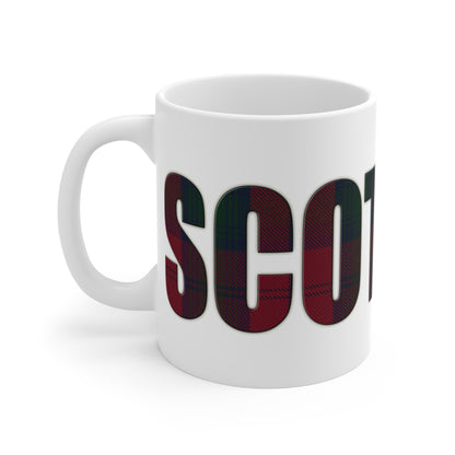 Scotland Tartan Mug - Lindsay Tartan, Various Sizes